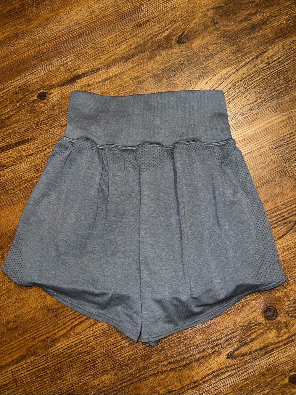Gymshark Vital Seamless 2-1 Gray High Waist Black Training Shorts Set Size S - Picture 6 of 10